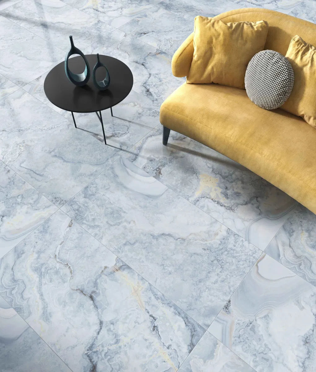 Onyx Pearl Polished Large Wall And Floor Porcelain Tiles 60cmx120cm