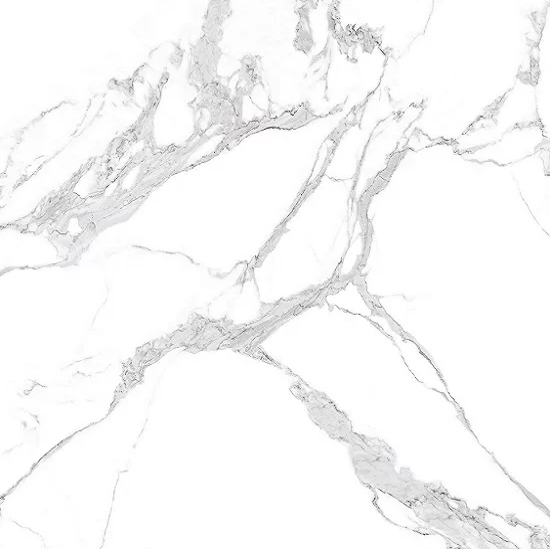 Lapis Large Carrara Marble Grey Polished Wall And Floor Porcelain Tiles 60cmx120cm