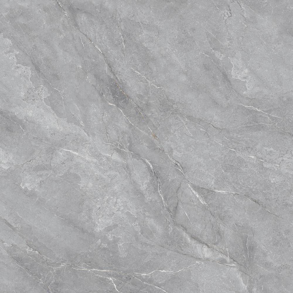 Grey Silver Stone Polished Wall And Floor Porcelain Tiles 90cmx90cm