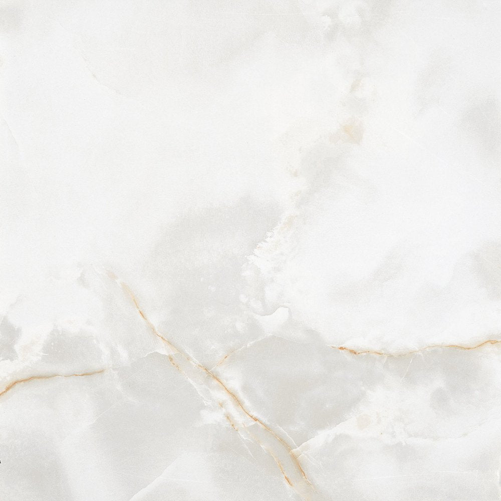 Strawb Gold Polished Onyx Effect Wall And Floor Porcelain Tiles 60cmx60cm